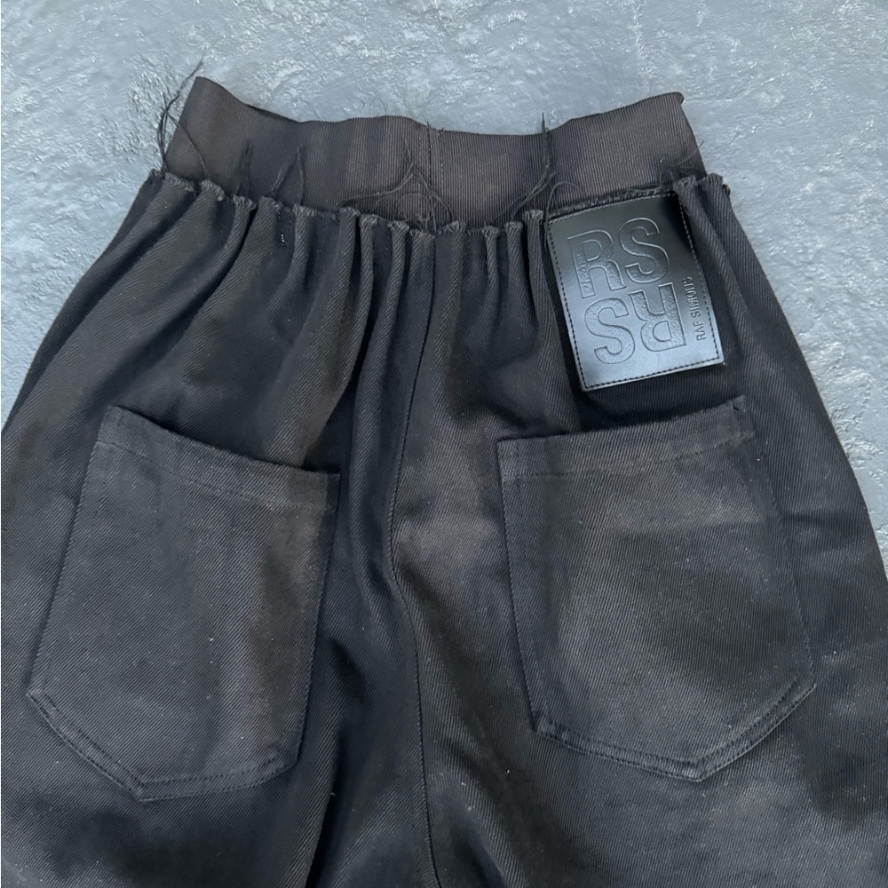 Raf Simons High Rise Wide Leg Jeans Cotton Pants Size 44 (AW22) - Picture 15 of 16